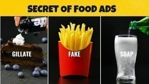 'Top 5 Shocking secrets of food advertisement - expectations vs reality - #shorts'