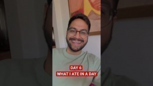 'WHAT I ATE IN A DAY | DAY 6 | Home Cooked Food | Meal Ideas #shorts'