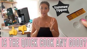 'Tommee Tippee Quick Cook Food Maker | DEMO REVIEW AND UNBOX | Baby Weaning'