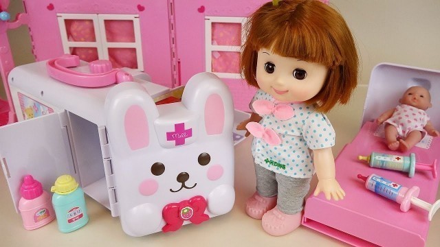 'Baby doll Rabbit ambulance Hospital toys play with Pororo'