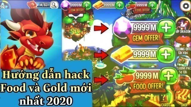 'Hướng dẫn hack Gold và Food trong game Dragon City| How to hack Gold and Food in Dragon City?'