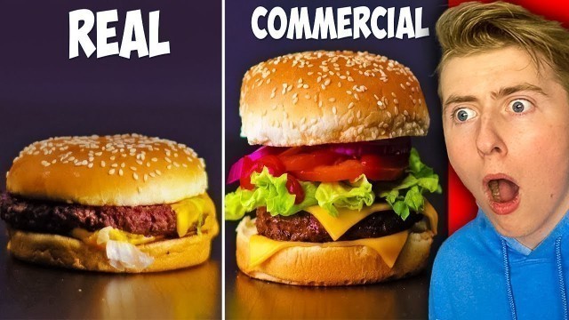 'Food In Commercials Vs. Food In Real Life'