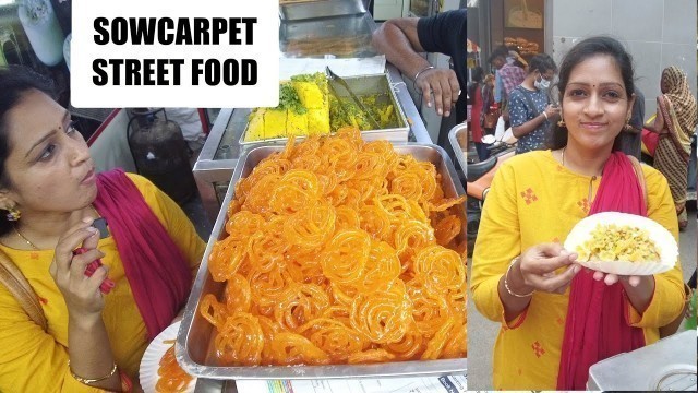 'sowcarpet street food | chennai street food | Food Review tamil | Akila Kannan Vlogs'