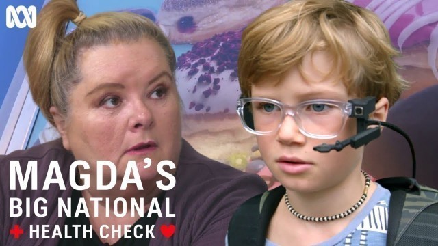 'AI glasses show how junk food ads affect kids | Magda\'s Big National Health Check | ABC TV + iview'