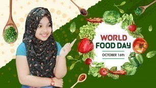 'World Food Day 2021 | world food day theme | Speech | full information | easy speech in english'