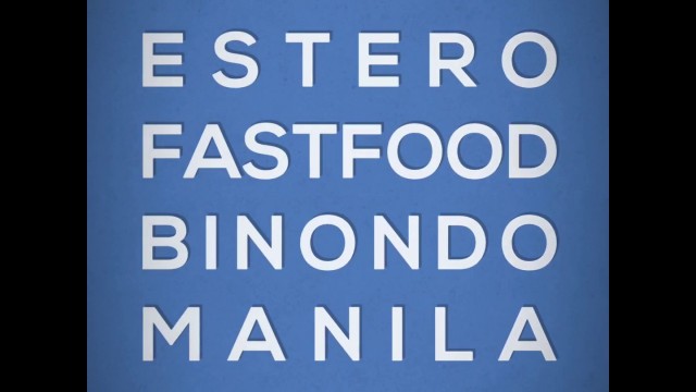 'ESTERO FASTFOOD - MANILA 2019'