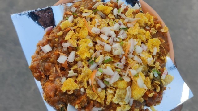 'Tasty Kalan Mushroom Fry Chennai Street Food || Indian Food || Evening Food | Snacks | Peas Masala'