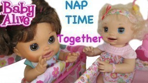 'Baby Alive Pumpkin & Ruby Want To Nap Together + Crib Unboxing'