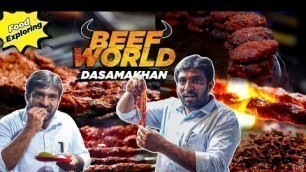 'Dashamakan Beef World | Famous Chennai Street Food | Exploring with Jabbar Bhai'