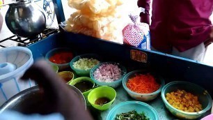 'bhel puri - street style bhel puri making - tamil nadu street food - chennai street food'