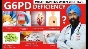 'G6PD deficiency  | Dr.Education ( Hindi + Eng Sub )'