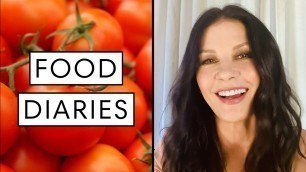 'Everything Catherine Zeta-Jones Eats in a Day | Food Diaries: Bite Size | Harper’s BAZAAR'