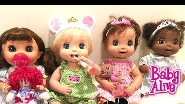 'Trying New Kmart Shoes on our Big Baby Alive Dolls'