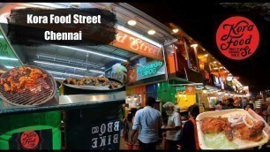 'Kora Food Street Anna nagar Chennai | Container Food Street in Chennai | Chennai Street Food vlog'