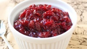 'Tangerine Cherry Cranberry Sauce Recipe - Holiday Cranberry Sauce'