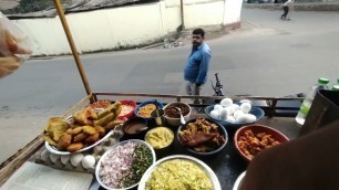 'trying to sale street food \\ in shillong meghalaya'