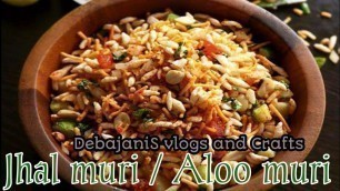 'jhal muri recipe ॥ aloo muri recipe ॥ shillong street food ॥ snack jhal muri ॥ how to make jhal muri'