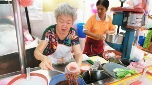 'Street Food Malaysia Famous Penang Road Keng Kwee Street Food Market 马来西亚槟城景贵街美食市场'