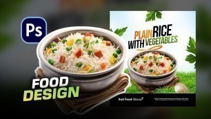 'How to design a food flyer on Adobe Photoshop'