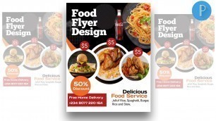 'How To Design A Food Flyer With Your Phone Using Pixellab | Step by Step | Pixellab Tutorial'
