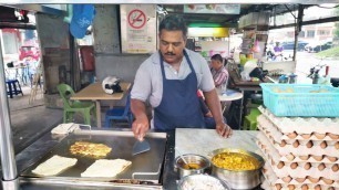'Famous Murtabak Jelutong Penang Street Food Roti Canai Roti Bom Roti Tisu 槟城美食印度煎饼'