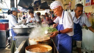 'Air Itam Laksa Penang Street Food Air Itam Market Since 1955 Famous 驰名阿依淡巴杀阿三叻沙春卷卤肉豆干'