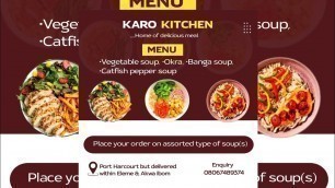 'food flyer design in Pixellab | How to design simple food flyer | Restaurant Flyer'