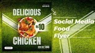 'How to Design a Social Media Food Flyer With Pixellab.'