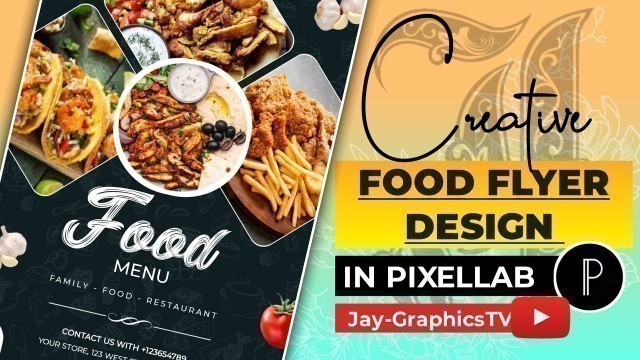 'Pixellab Tutorial - Food Flyer Design'