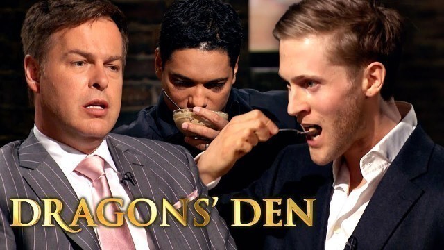'Entrepreneur Tastes Dog Food to Impress Dragons | Dragons’ Den'