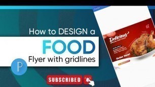 'How to design a food flyer 1 || PIXELLAB TUTORIALS'