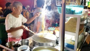 'Famous Chulia Street Wonton Noodle Char Koay Kak Lok Lok Penang Street Food Malaysia 槟城水饺云吞面'