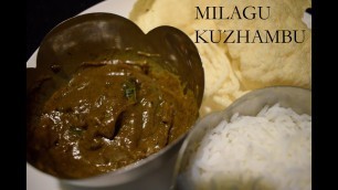 'MILAGU KUZHAMBU | POST DELIVERY FOOD FOR FEEDING MOTHERS | CURES COLD AND COUGH | LOCK DOWN RECIPE'
