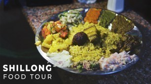 'SHILLONG FOOD TOUR | Exotic Khasi Food | Cool Cafes | Meghalaya'