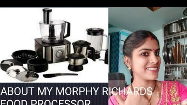 'My morphy Richards food processor icon Dlx in telugu/telugu vlogs in Bangalore/food processor demo'