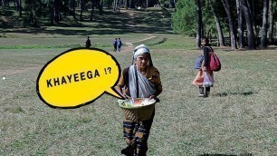 'Khayega ! Old lady selling Anaaras in Shillong  Meghalaya | Indian Street Food'