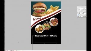 'How to Design a Food Flyer | Fast Food Flyer | #MultipleStuffing'