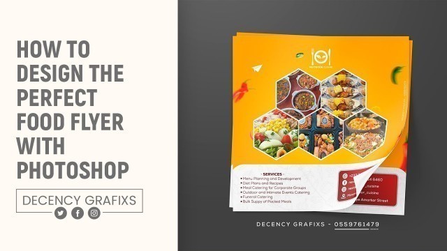 'How to Design The Perfect Food Flyer With Photoshop 2022'