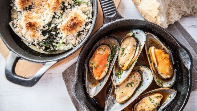 'Two Ways To Cook Mussels | Sorted Food'