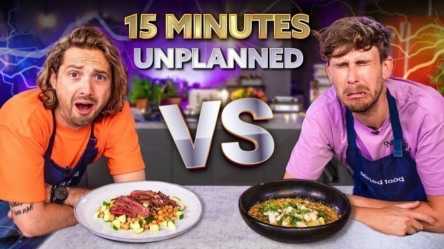 'UNPLANNED 15 Minute Cooking Battle'