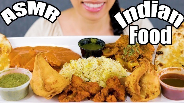 'ASMR Eating Indian Food | 1st Time Eating Indian Food the Traditional Way | 먹방'