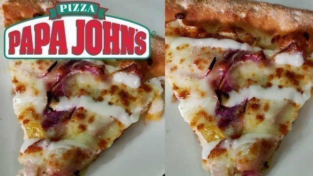 'Papa John\'s Chicken Bacon Ranch Pizza review 
