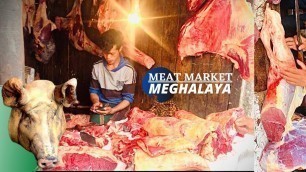 'Meat market in Meghalaya / pig 