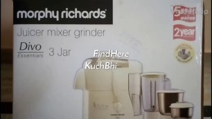 'Morphy Richards, Juicer Mixer Grinder,Divo Essentials'