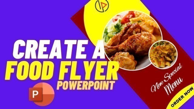 'PRINT READY DESIGN IN MICROSOFT POWERPOINT | CREATE FOOD FLYER'