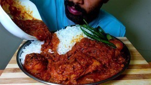 'OH NO! Spicy Chicken Roast With Rice Eating||#HungryPiran'