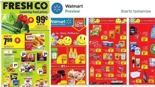 'Grocery Prices at Walmart & Freshco in Canada 