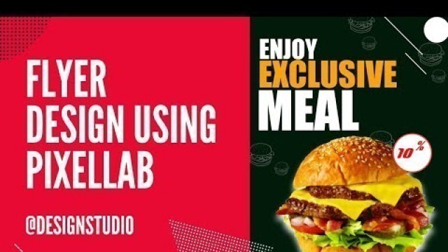 'Pixellab Food Flyer Design'