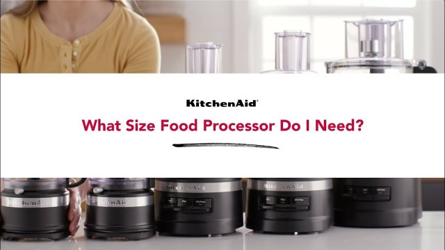 'What Size Food Processor Do I Need?'