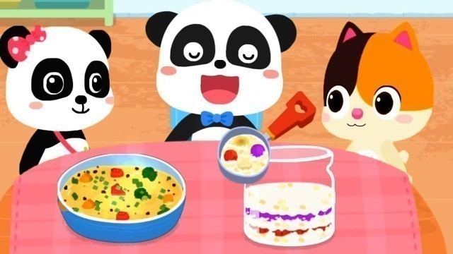 'Baby Panda\'s Healthy Food | Join The Fun Cooking Party | Babybus Gameplay Video'